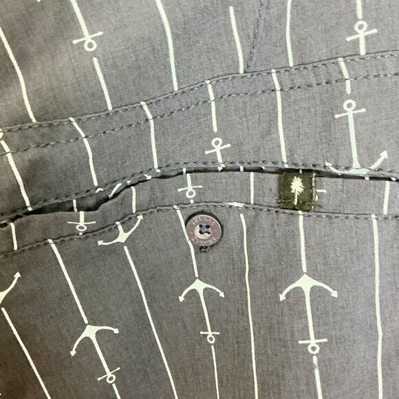 Trunks Mens Multi-Functional Shorts Navy Blue Anchor Print Nautical Size 36 - Picture 5 of 5